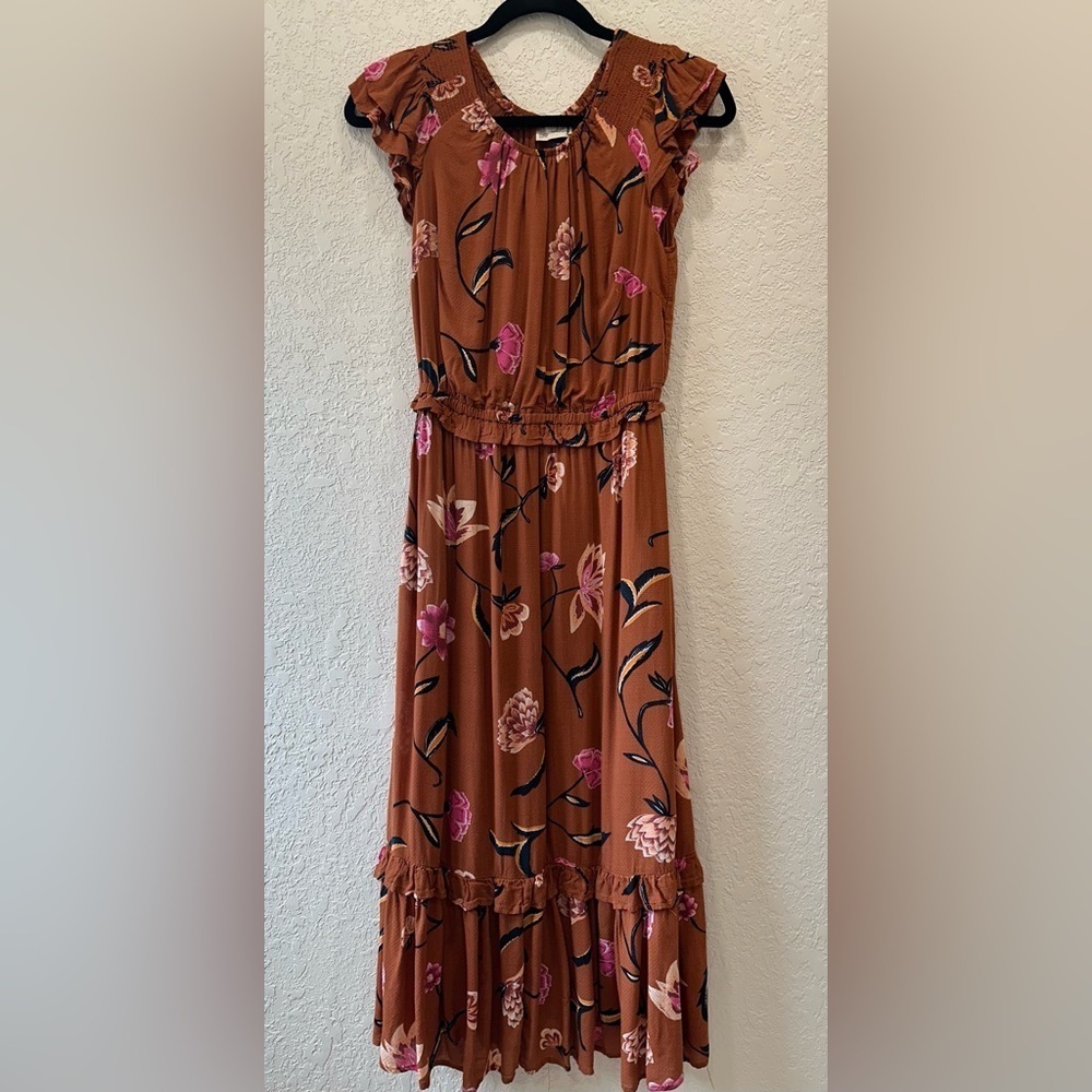 Universal Thread extra small ruffled maxi dress
